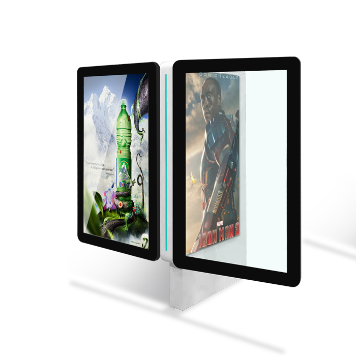 55寸雙屏非觸摸立式戶外廣告機